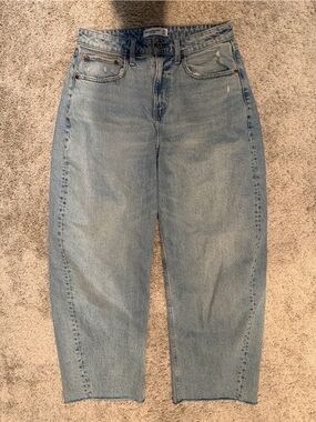 Curve Love High Rise Barrel Jean